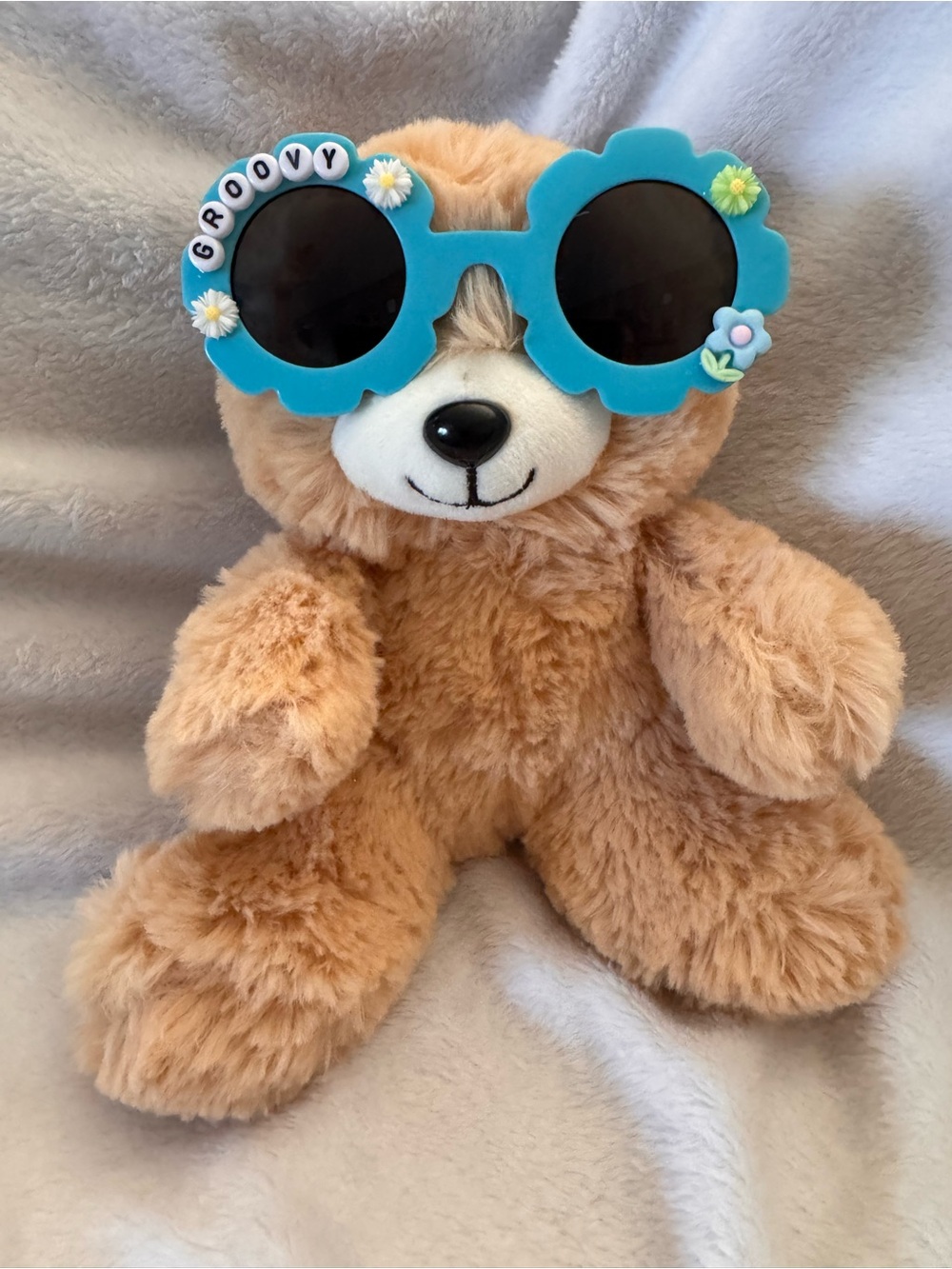 Blue Flower Shaped Girl’s Sunglasses